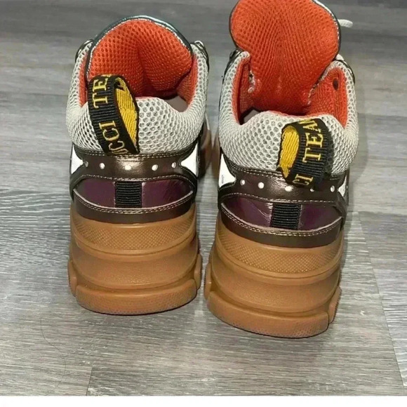 Gucci Multicolor Leather Flashtrek Reflective Sneakers Size 36 - Picture 10 of 15